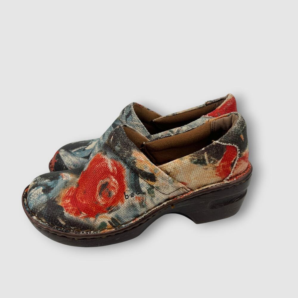 b.o.c. by Born Floral Clogs Women’s Size 7/38 Slip-On Comfort Shoes - Picture 9 of 9